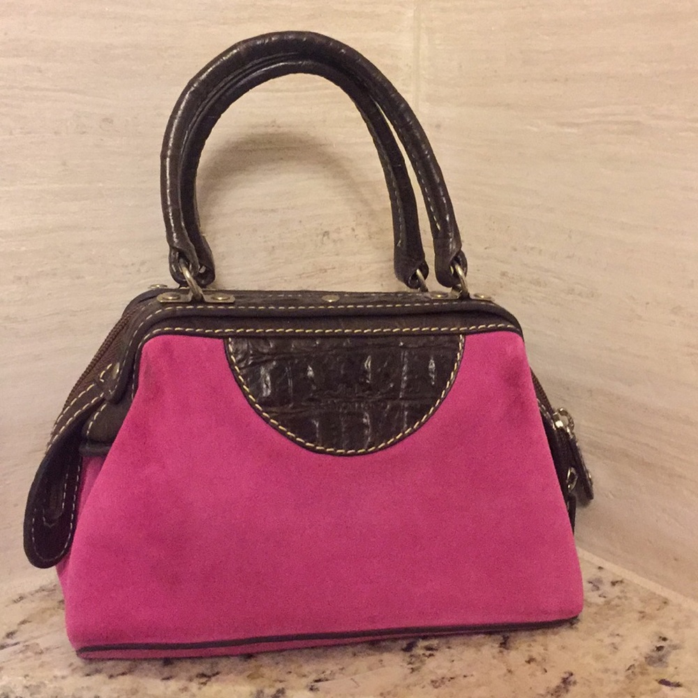 Chic in Pink Leather “Mini” Purse